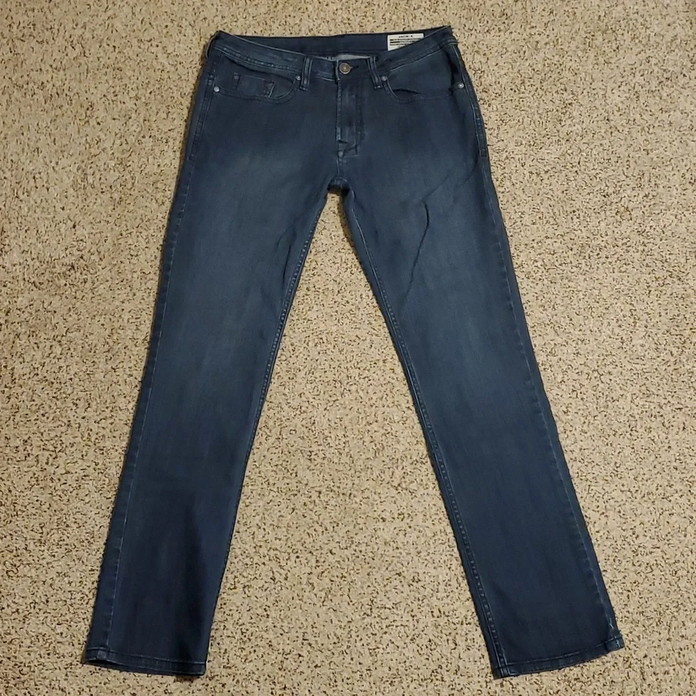 Buffalo David Bitton JACK -X Slim Straight Stretch Denim Blue Jeans